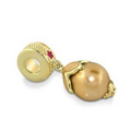 Lauren G. Adams Gabriella Gold Bead Charm & Gold Bead